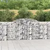 vidaXL Paniers à gabions arqués 12 pcs 300x30x100/120 cm fer galvanisé