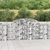 vidaXL Paniers à gabions arqués 13 pcs 300x30x100/120 cm fer galvanisé