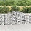 vidaXL Paniers à gabions arqués 9 pcs 300x30x100/120 cm fer galvanisé