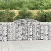 vidaXL Paniers à gabions arqués 5 pcs 300x30x100/120 cm fer galvanisé