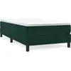 vidaXL Sommier à lattes de lit et matelas Vert foncé 120x200cm Velours