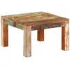 VIDAXL Table basse 55x55x35 cm Bois de récupération massif