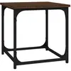 vidaXL Table d'appoint Chêne marron 40x40x40 cm Bois d'ingénierie