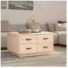 vidaXL Table basse 80x80x45 cm Bois massif de pin
