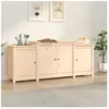 vidaXL Buffet 164x37x68 cm Bois massif de pin