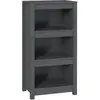 vidaXL Bibliothèque Gris 50x35x97 cm Bois de pin massif