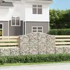 vidaXL Paniers à gabions arqués 13 pcs 200x50x140/160 cm Fer galvanisé