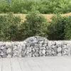 vidaXL Paniers à gabions arqués 50 pcs 200x50x60/80 cm fer galvanisé