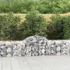 vidaXL Paniers à gabions arqués 12 pcs 200x50x60/80 cm Fer galvanisé