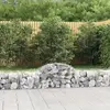 vidaXL Paniers à gabions arqués 10 pcs 200x50x40/60 cm fer galvanisé