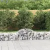 vidaXL Paniers à gabions arqués 12 pcs 200x50x40/60 cm fer galvanisé