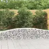 vidaXL Paniers à gabions arqués 20 pcs 400x50x40/60 cm Fer galvanisé