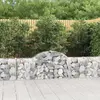 vidaXL Paniers à gabions arqués 5 pcs 200x30x60/80 cm Fer galvanisé