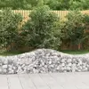 vidaXL Paniers à gabions arqués 8 pcs 200x50x40/60 cm fer galvanisé