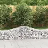 vidaXL Paniers à gabions arqués 15 pcs 200x50x40/60 cm fer galvanisé