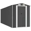 vidaXL Abri de jardin Anthracite 192x523x223 cm Acier galvanisé
