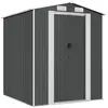 vidaXL Abri de jardin Anthracite 192x191x223 cm Acier galvanisé