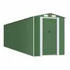 vidaXL Abri de jardin Vert 192x772x223 cm Acier galvanisé