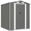 vidaXL Abri de jardin Gris clair 192x191x223 cm Acier galvanisé