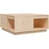 vidaXL Table basse 80x81x36,5 cm Bois massif de pin