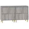 vidaXL Buffets 2 pcs sonoma gris 60x35x70 cm bois d'ingénierie