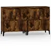 vidaXL Buffets 2 pcs chêne fumé 60x35x70 cm bois d'ingénierie