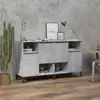 vidaXL Buffets 2 pcs gris béton 60x35x70 cm bois d'ingénierie