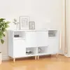 vidaXL Buffets 2 pcs blanc 60x35x70 cm bois d'ingénierie