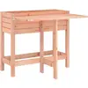 vidaXL Jardinière avec dessus de table pliable bois de Douglas massif