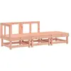 vidaXL Salon de jardin 3 pcs bois massif douglas
