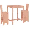 vidaXL Ensemble de bar de jardin 3 pcs bois massif de Douglas