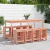 vidaXL Ensemble de bar de jardin 9 pcs bois massif douglas
