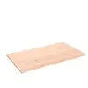 vidaXL Étagère murale 100x60x2 cm bois de chêne massif non traité