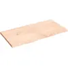 vidaXL Étagère murale 120x60x(2-4) cm bois de chêne massif non traité