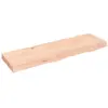 vidaXL Étagère murale 100x30x(2-6) cm bois de chêne massif non traité