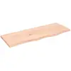 vidaXL Étagère murale 80x30x2 cm bois de chêne massif non traité