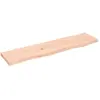 vidaXL Étagère murale 80x20x2 cm bois de chêne massif non traité
