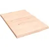 vidaXL Étagère murale 40x60x2 cm bois de chêne massif non traité