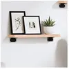 vidaXL Étagère murale 40x10x2 cm bois de chêne massif non traité