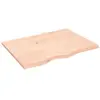 vidaXL Étagère murale 80x60x2 cm bois de chêne massif non traité