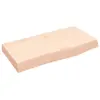 vidaXL Étagère murale 60x30x(2-6) cm bois de chêne massif non traité