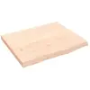 vidaXL Étagère murale 60x50x(2-4) cm bois de chêne massif non traité