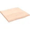 vidaXL Étagère murale 60x60x(2-4) cm bois de chêne massif non traité