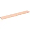 vidaXL Étagère murale 80x10x2 cm bois de chêne massif non traité