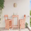 vidaXL Tabourets de bar 2 pcs 40x48,5x115,5 cm bois massif douglas