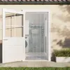 vidaXL Rideau de porte transparent 200 mmx1,6 mm 10 m PVC