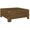 vidaXL Couvercle de base de parasol marron miel bois massif de pin