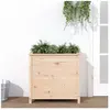 vidaXL Jardinière 82,5x40x78 cm bois de pin massif