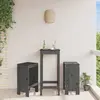 vidaXL Tabourets de bar 2 pcs 40x36x75 cm bois massif de pin
