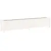 vidaXL Lit surélevé de jardin blanc 199,5x40x39 cm bois de pin massif